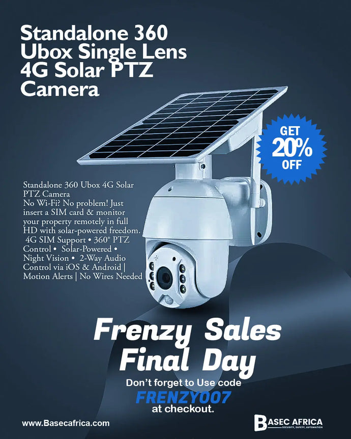 Revolutionizing Surveillance: Standalone 360 Ubox Single Lens 4G Solar PTZ Camera
