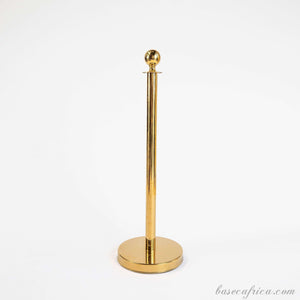 Basec BAS-SPGM Gold Stainless Steel Stanchion –Manual, 1 Pole