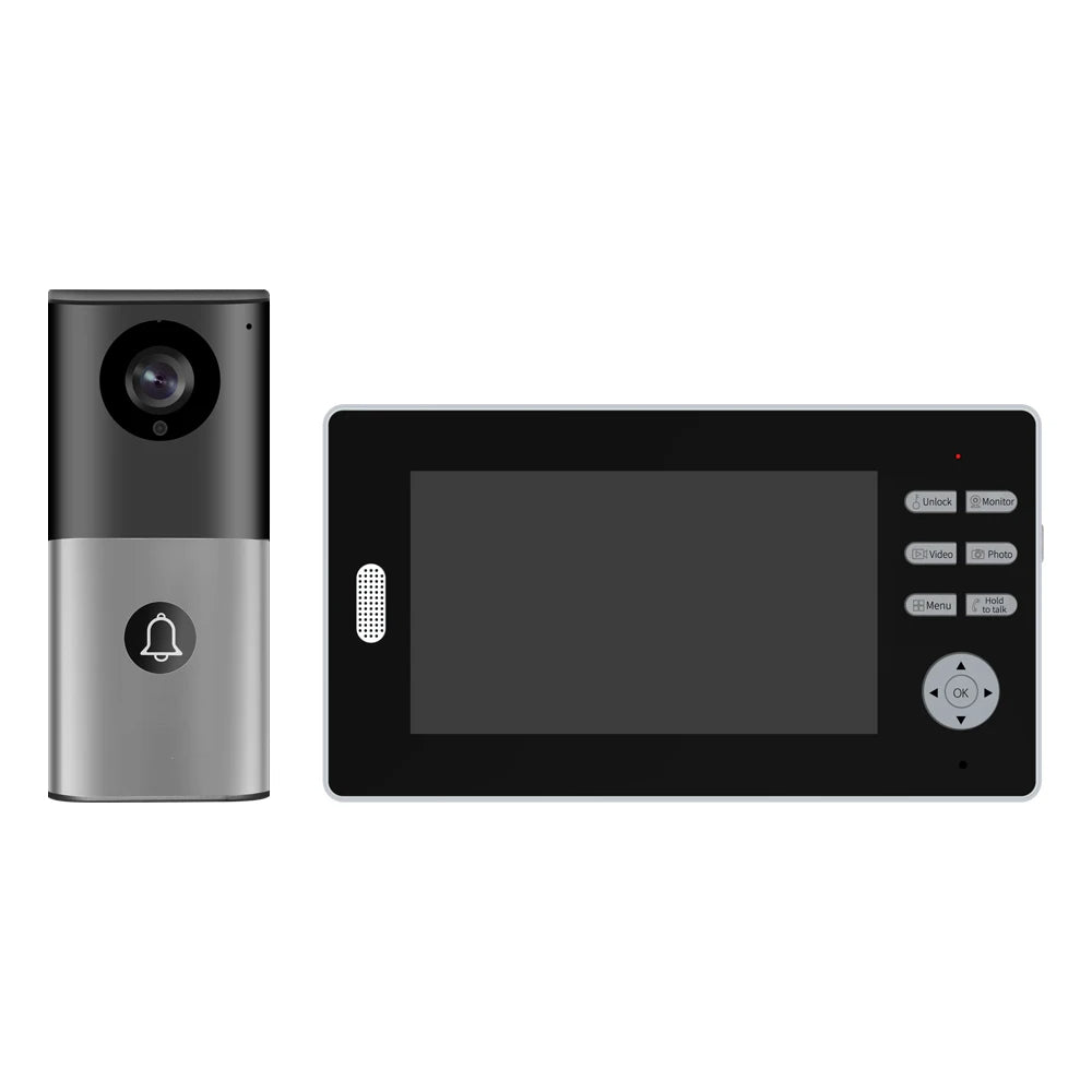 Basec BAS93DP Wireless Video Door Phone For Homes and Offices