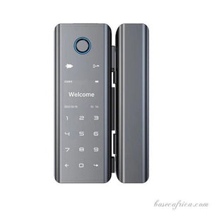 Basec BAS132 Glass Door Smart Lock With Fingerprint, Otp, App, Password, Card And Key