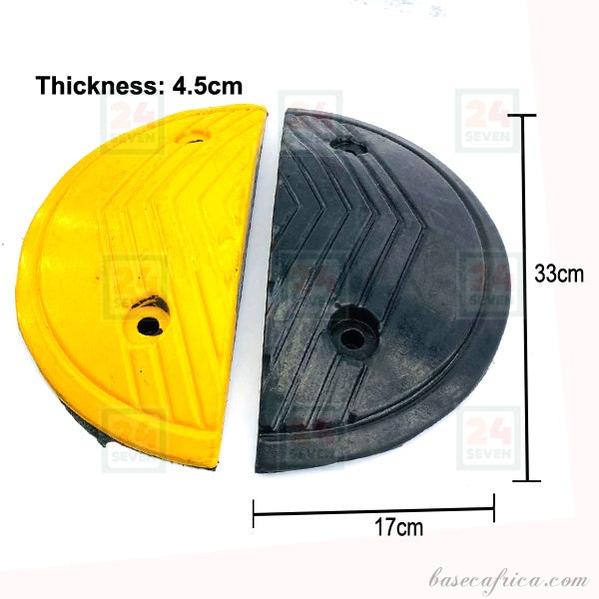 Pair cap for rubber speed bump