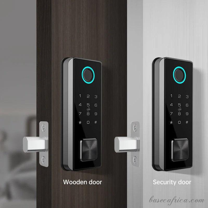 BAS131 Basec Keypad Smart Lock With Fingerprint, Password, App, Key, Wifi, Card, Etc