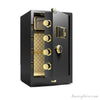 BAS70CM-3 Basec Luxury Fireproof Safe Box With, Fingerprint, Password and Manual Key Unlock