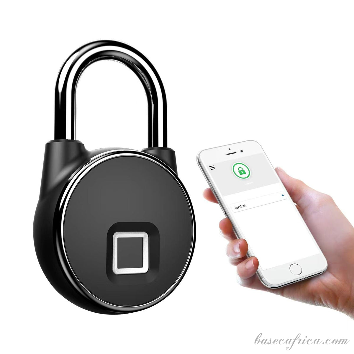 Smart Padlock with Fingerprint and Tuya App. IP56 Waterproof BAS112PL Lock