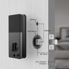 BAS131 Basec Keypad Smart Lock With Fingerprint, Password, App, Key, Wifi, Card, Etc