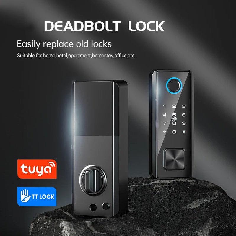 BAS131 Basec Keypad Smart Lock With Fingerprint, Password, App, Key, Wifi, Card, Etc