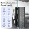 Basec BAS132 Glass Door Smart Lock With Fingerprint, Otp, App, Password, Card And Key