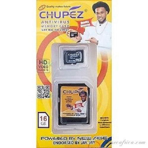 Chupez 32GB Antivirus Memory Card