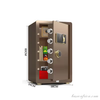 BAS60CM-3 Basec Luxury Fireproof Safe Box With, Fingerprint, Password and Manual Key Unlock