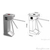 Basec BAS-VT01 Vertical Tripod Turnstile Gate With Control Board, Software, Encoder, RFID Reader and Cards( 1 Set )