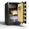 BAS70CM-3 Basec Luxury Fireproof Safe Box With, Fingerprint, Password and Manual Key Unlock