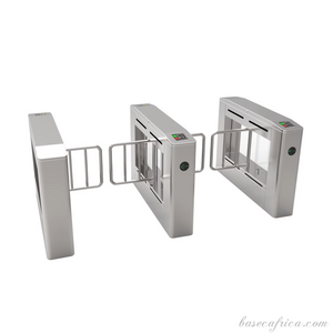Basec BAS-SGB02 Bridge Swing Turnstile Gate With Control Board, Software, Encoder, RFID Reader and Cards( 1 Set )