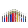 Velvet ropes for Stanchions – Single Replacement Barrier Rope with Metal Hooks