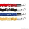 Velvet ropes for Stanchions – Single Replacement Barrier Rope with Metal Hooks