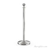 Stainless Steel Queue Barrier Pole – Individual Stanchion Post (No Rope Included)
