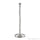 Basec BAS-SPSM Silver Stainless Steel Stanchion –Manual, 1 Pole