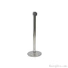 Basec BAS-SPS Silver Stainless Steel Stanchion –Isolated, 1Pole