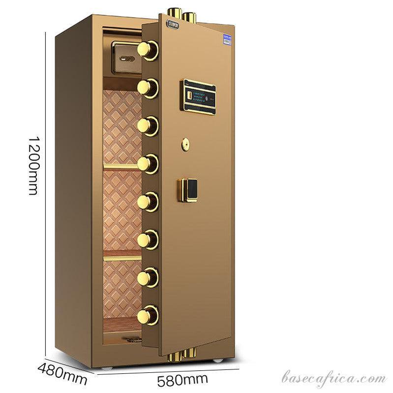 BAS120CM-3 Basec Luxury Fireproof Safe Box With, Fingerprint, Password and Manual Key Unlock