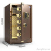 BAS80CM-3 Basec Luxury Fireproof Safe Box With, Fingerprint, Password and Manual Key Unlock