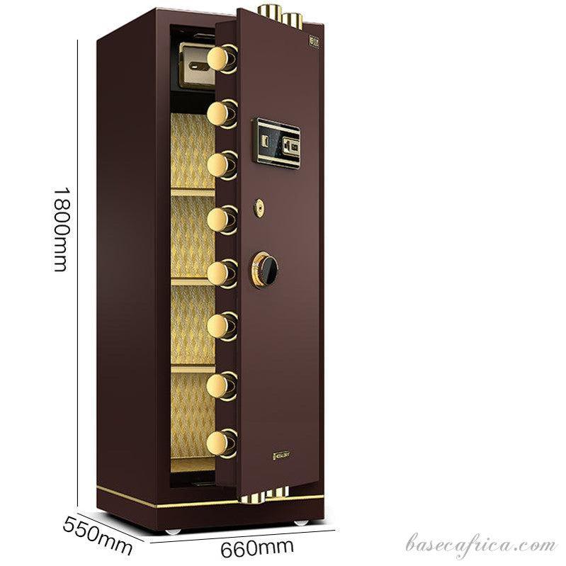 BAS180CM-3 Basec Luxury Fireproof Safe Box With, Fingerprint, Password and Manual Key Unlock