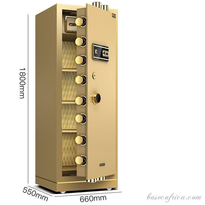 BAS180CM-3 Basec Luxury Fireproof Safe Box With, Fingerprint, Password and Manual Key Unlock