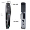 Basec BAS127 Smart Lock With Biometrics, Fingerprint, Access Card, Password, Doorbell, Tuya App and Manual Keys