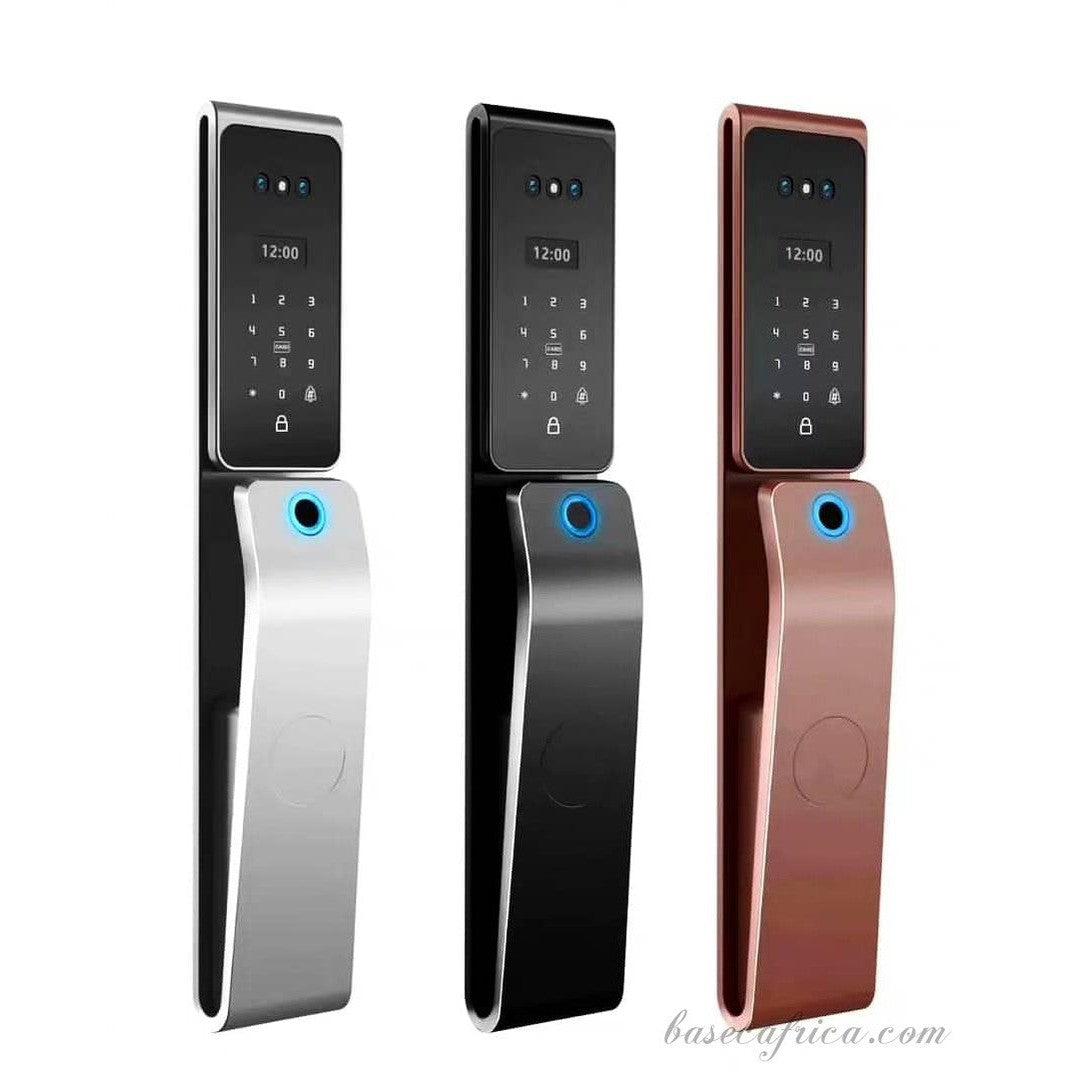 Basec BAS125 PRO Smart Lock with Remote Control, Face Unlock, Camera, Biometric Etc