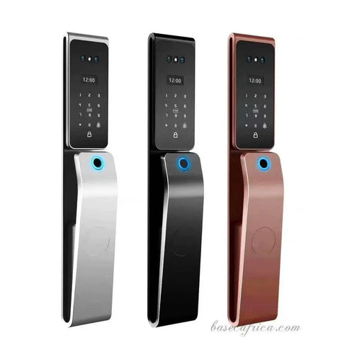 Basec BAS125 PRO Smart Lock with Remote Control, Face Unlock, Camera, Biometric Etc