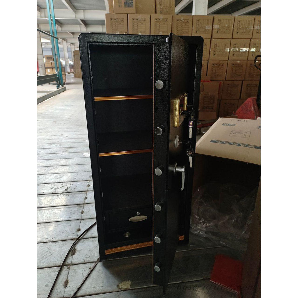 BAS150CM-3 Basec Luxury Fireproof Safe Box With, Fingerprint, Password and Manual Key Unlock