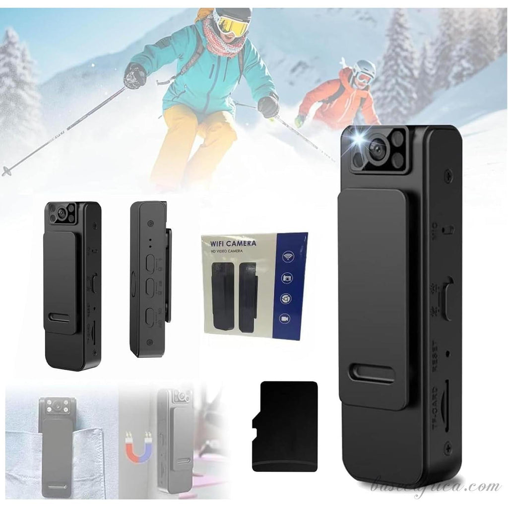 CJBIN Body Camera – Portable Body-Cam with Audio/Video & Night Vision