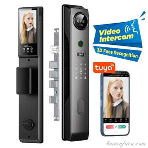 BAS178 Smart Lock with Facial Reconginition, Wifi, App, Password, Fingerprint,Doorbell,Etc.