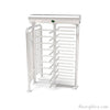 Basec BAS-IFHT02SL Industrial Heavy-Duty Single Lane Full Height Turnstile Gate