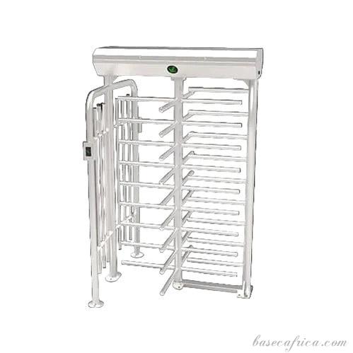 Basec BAS-IFHT02SL Industrial Heavy-Duty Single Lane Full Height Turnstile Gate