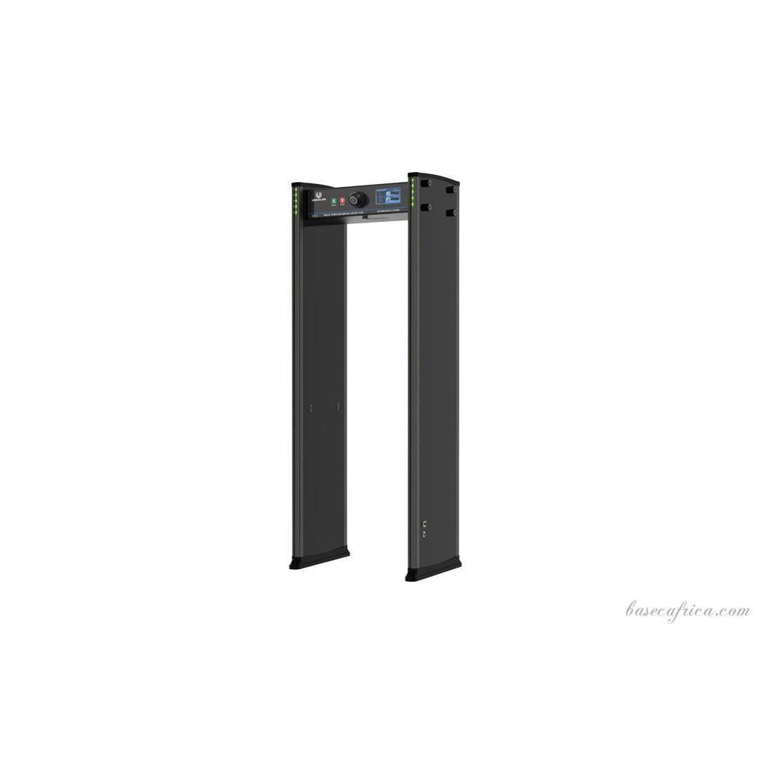 Uniqscan UC6000 18-Zone Walk Through Metal Detector with Integrated CCTV Camera