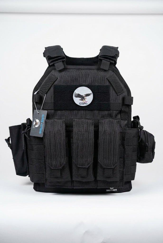 Multi-Purpose Bulletproof Security Vest with Pockets and Sections