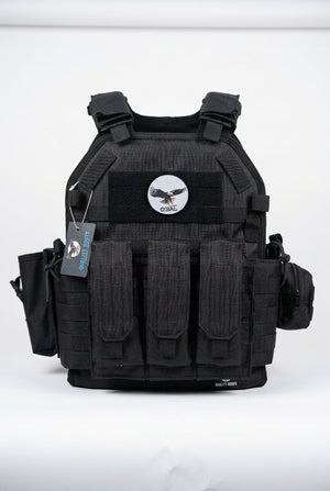 Multi-Purpose Bulletproof Security Vest with Pockets and Sections