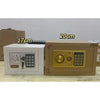 BAS17CM-2 Basec Luxury Mini Fireproof Safe Box With Password and Manual Key Unlock