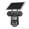 4G Triple Lens Solar PTZ Camera