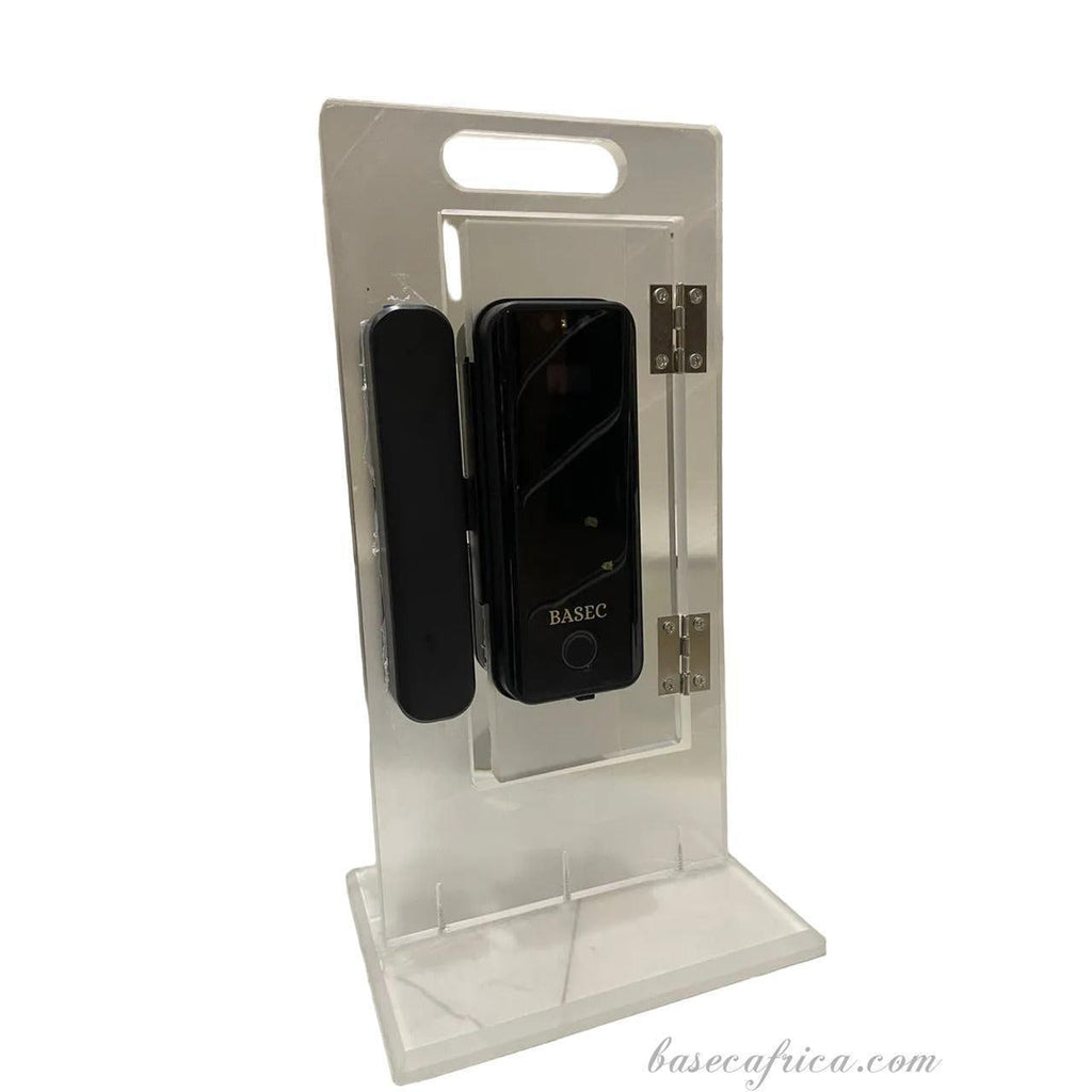 BAS132PRO Smart Glass Door Lock with Facial Recognition & HD Camera