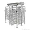 Basec BAS-IFHT01DL Industrial Heavy-Duty Double Lane Full Height Turnstile Gate