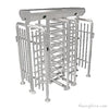 Basec BAS-IFHT01DL Industrial Heavy-Duty Double Lane Full Height Turnstile Gate