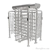 Basec BAS-IFHT01DL Industrial Heavy-Duty Double Lane Full Height Turnstile Gate