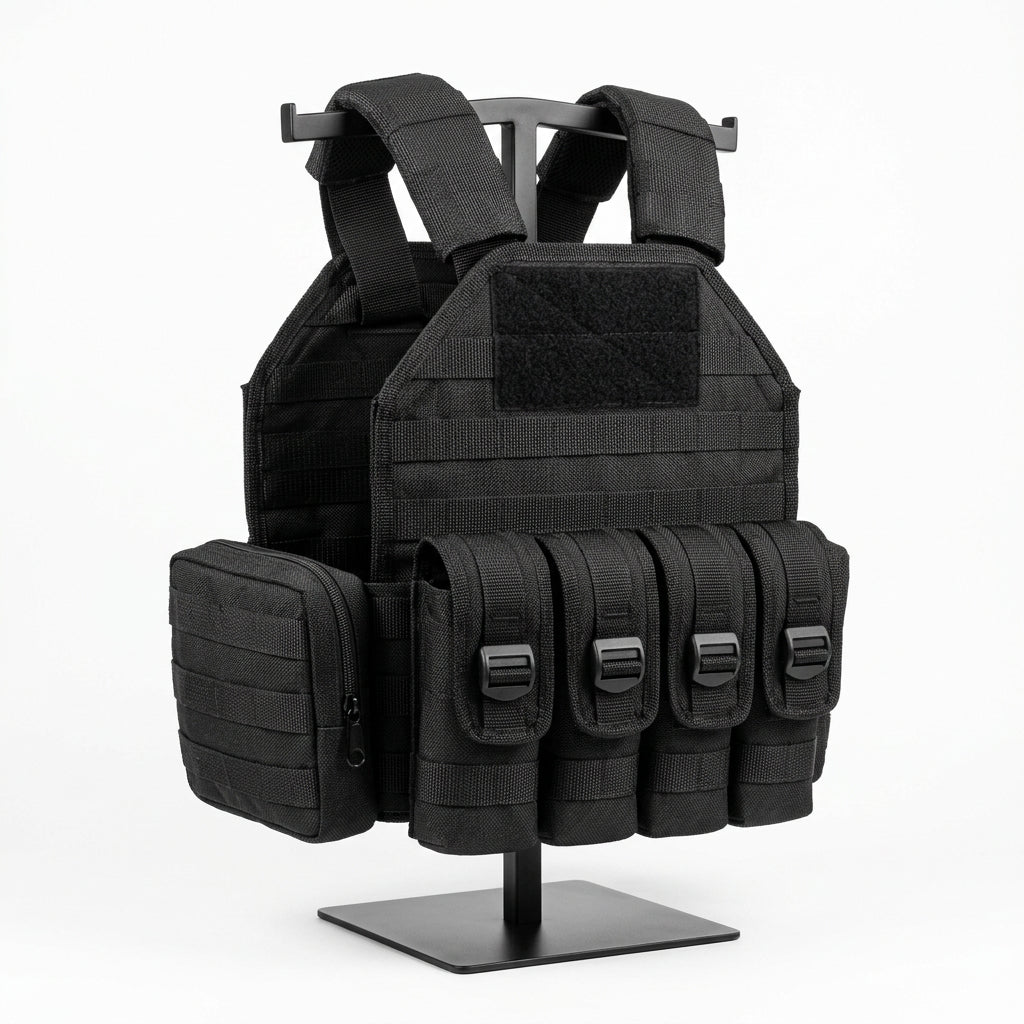 Multi-Purpose Tactical Security Jacket with Pockets and Sections