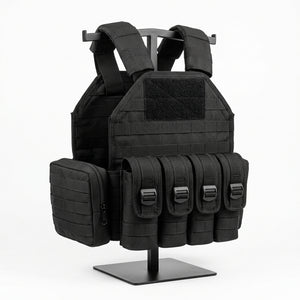 Multi-Purpose Tactical Security Jacket with Pockets and Sections