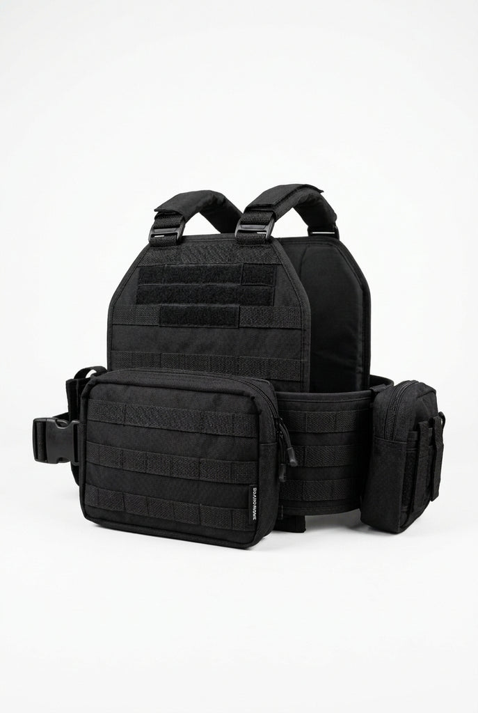 Multi-Purpose Tactical Security Jacket with Pockets and Sections