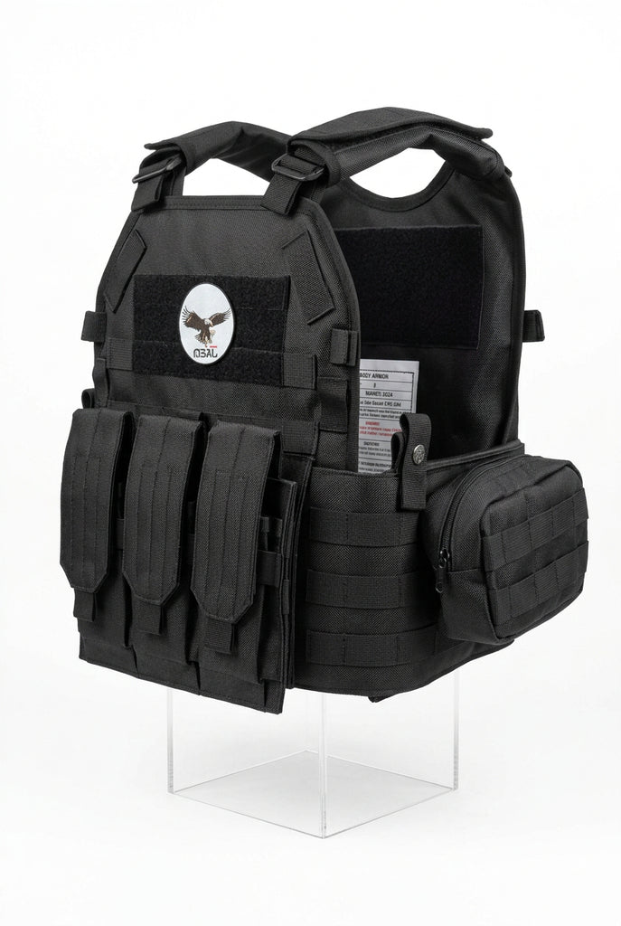 Multi-Purpose Bulletproof Security Vest with Pockets and Sections