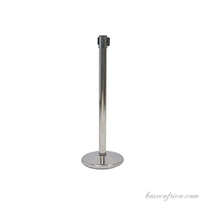 Basec BAS-SPS Silver Stainless Steel Stanchion –Isolated, 1Pole
