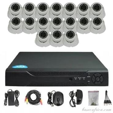 17-Camera Indoor Hikvision CCTV System (2MP)