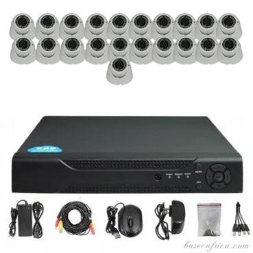 21-Camera Indoor Hikvision CCTV System