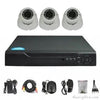 2MP 4CH DVR Kit with 3 Indoor Hikvision CCTV Cameras, 1TB HDD, 100M Cable and Accessories